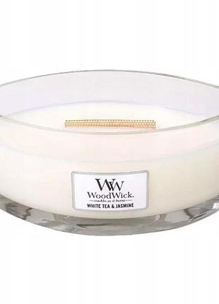 Свічка woodwick "білий чай і жасмін" 453,6г