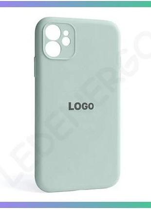 Чехол силиконовый для apple iphone 11 бирюзовый закрытая камера защитный чехол-накладка sku_2710000244 sku_stcom_2710000244073