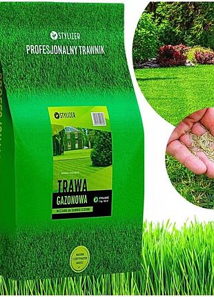 Насіння газонної трави ogrodowa густий зелений багаторічний 5 кг