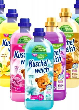 Kuschelweich набір німецьких концентратів рідин для полоскання 7x1l de
