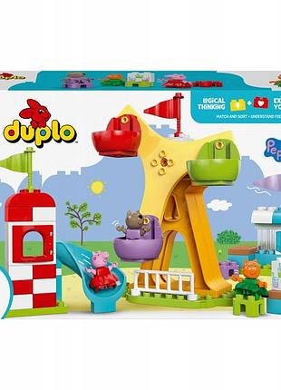 Конструктор lego duplo świnka peppa веселе містечко 10453