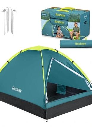 Великий туристичний намет на двох "cool dome" розміром 205x145cm bestway 68084 +сумка