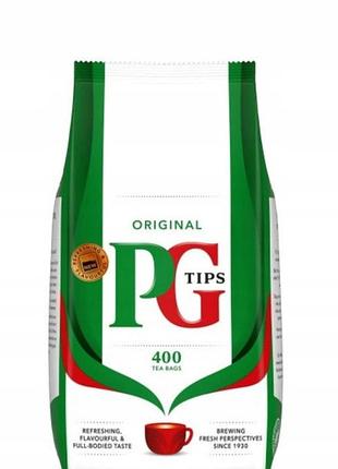 Англійський чорний швидкорозчинний чай pg tips 400 пакетиків 1,16 кг