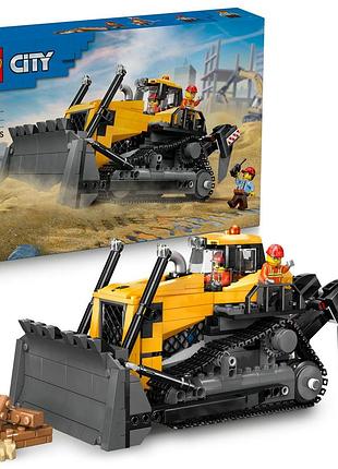 Lego city 60466 жовтий бульдозер