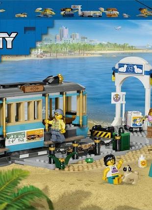 Конструктор lego city tramwaj przy plaży 60506
