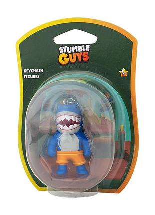 Коллекционная фигурка stumble guys - мегалодон (с кольцом)