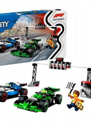 Lego 60474 city падок f1 з болідами vcarb і sauber