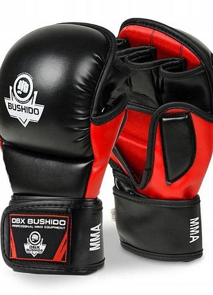 Рукавички для mma для чоловіків жінок молоді товсті для спарингу bushido s/m