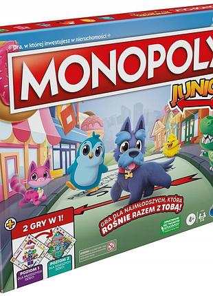 Настільна гра монополія джуніор від hasbro