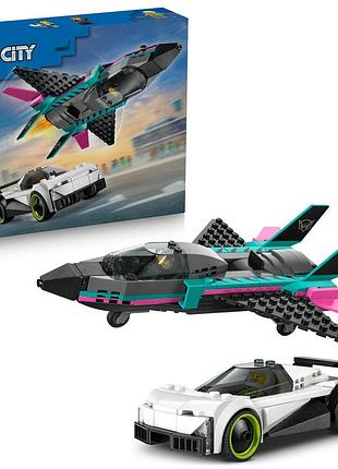 Lego city 60489 реактивний літак проти автомобіля