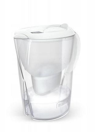 Фільтруючий кувшин білий brita marella xl + 1 запасний елемент pro pure performance