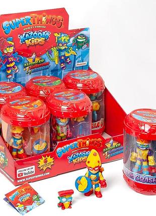 Superthings kazoom kids – повна колекція kazoom kids кожен kazoom kid містить 1 superthing та 1 бойовий аксесуар