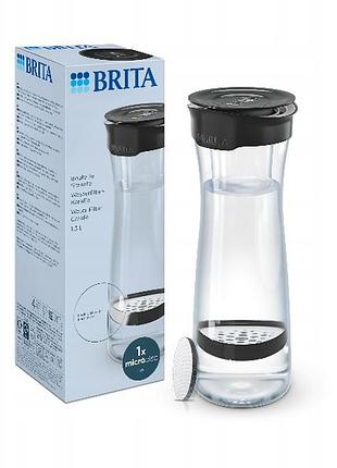 Brita чорна кувшин для фільтрації води + 1 фільтрний вставка для води microdisc