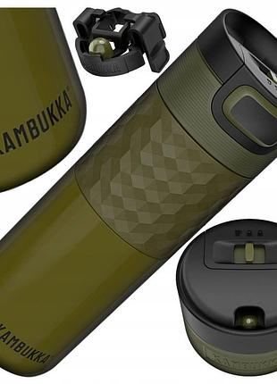 Термокружка kambukka etna grip зелена 500 мл для подорожей на каву та чай