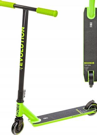 Самокат для трюків raven evolution rookie lime 100mm