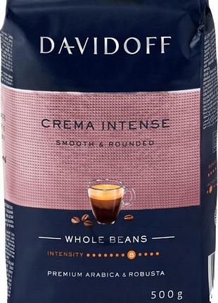 Набір з 2 штук кава davidoff cafe crema intense зернова 500г
