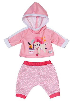 Набор одежды для куклы baby вorn - розовый спортивный костюм