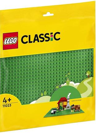 Конструктор lego classic базовая пластина зеленого цвета