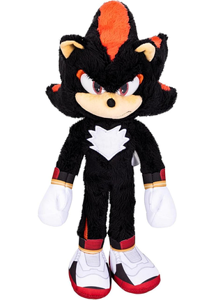 Sonic 3 the hedgehog фільм офіційна ліцензійна м'яка іграшка deluxe shadow 33 см м'яка реалістичні деталі блискучі очі для дітей