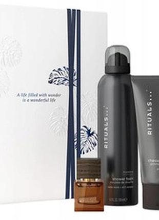 Набір rituals homme гель + шампунь + пілінг + парфумована вода чоловічий