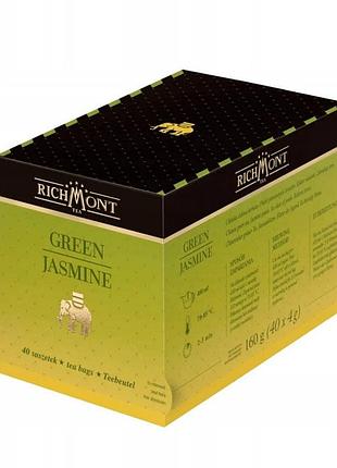 Зелена чай з пелюстками жасмину richmont green jasmine 40 пакетиків