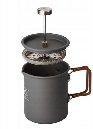 Кружка helikon camp french press з заварником для кави 600 мл
