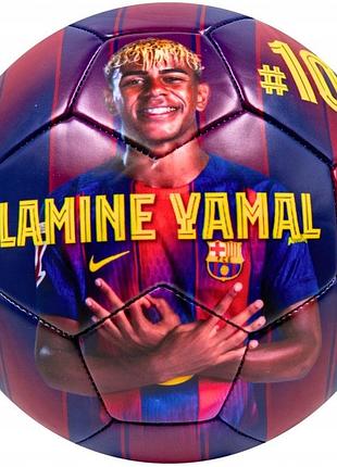 Футбольний м'яч fc barcelona lamine yamal r 5 тренувальний fcb