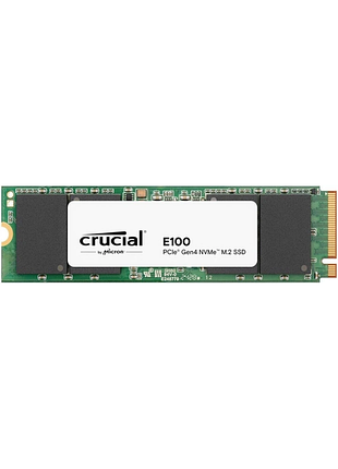 Ssd твердотільний накопичувач 2 tb crucial e100 pcie gen4 2280 комп'ютерний твердотільний накопичувач
