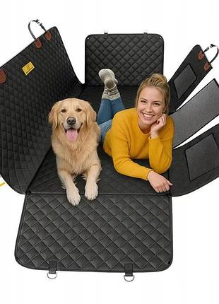 Килимок для собаки banana dog жорстке дно складний для автомобіля 2 3