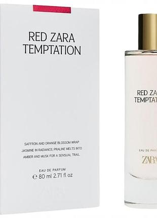 Парфуми zara red temptation eau de perfum 80ml оригінальні