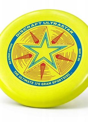 Диск discraft ultra-star 175 г для ultimate frisbee