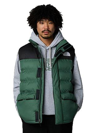 Мужской утеплённый жилет the north face limbara insulated vest зелено-черный m код: nf0a89g6hch duck green