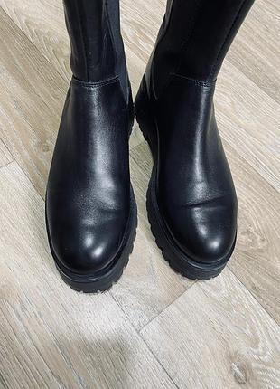 Ботінки челсі  шкіряні m&s p  6 1/2 5