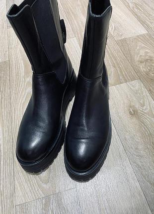 Ботінки челсі  шкіряні m&s p  6 1/2 6