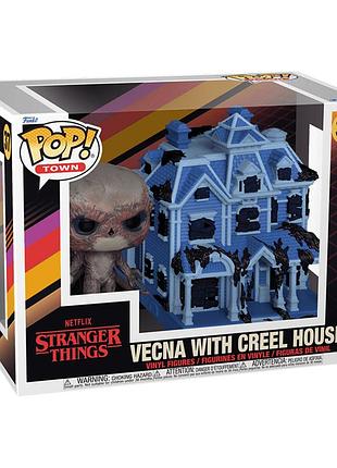 Набір ігрових фігурок funko pop! town cерії дивні дива – векна з будинком кріла