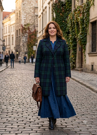 Вовняне пальто, бренд trench & coat by lenеr, франція.