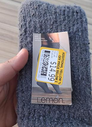 Теплые подколенки выше колен lemon (америка) 7