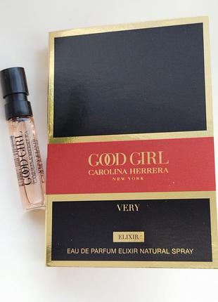 Парфюмированная вода carolina herrera very good girl elixir