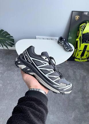 Сірі кросівки унісекс salomon advanced xt-6 dover street market london grey х саломон 36