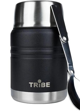 Термос харчовий tribe food jar 0,45 л black