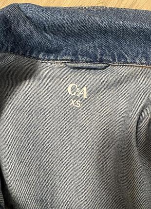 Жіночий джинсовий піджак c&a синій 2