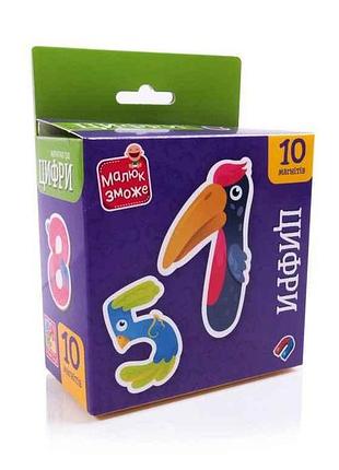 Гра розвиваюча цифри набір магнітів vt3106-37 тм vladi toys