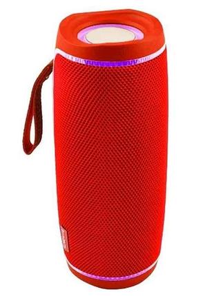 Портативная колонка bluetooth tg287, lightshow party, speakerphone, радио, red тм tg