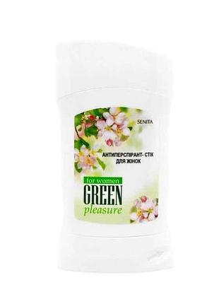 Дезодорант-антиперспирант 50мл для женщин «green pleasure» тм senta