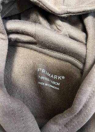Худі кольору шоколад.7-8років.128см.primark.нове 2