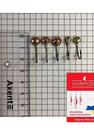 Мормишка короп 0,6-2,1г (5шт/уп) міх 1 летняя тм harpoon