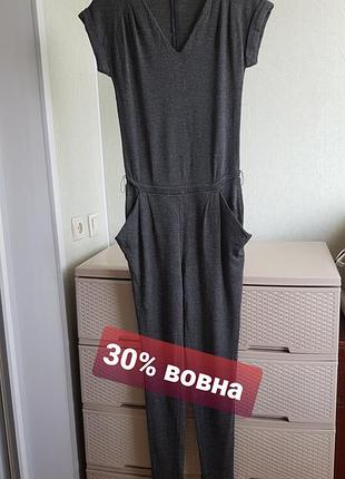 Вовняний ромпер сірий комбінезон michael kors xs вовна