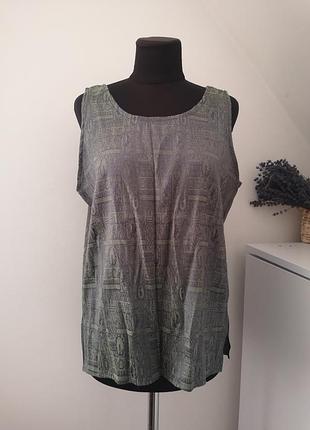 Шовкова майка блузка хамелеон