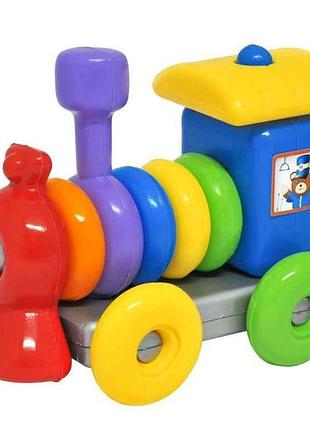 Розвивалка funny train 24*15*2см 14ел арт.39757 тм tigres