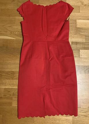 Красное платье миди marks & spenser2 фото